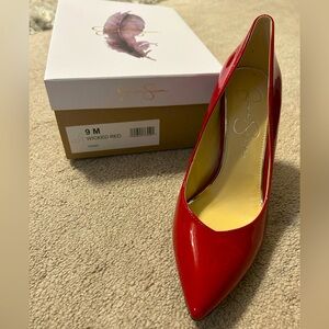 Jessica Simpson Red Size 9 Haneh Pumps